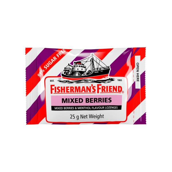 FISHERMANS FRIEND LOZENGES MIXED BERRIES 25G