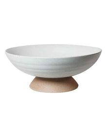 Natural Home 36cm Fruit Bowl in White Speckle
