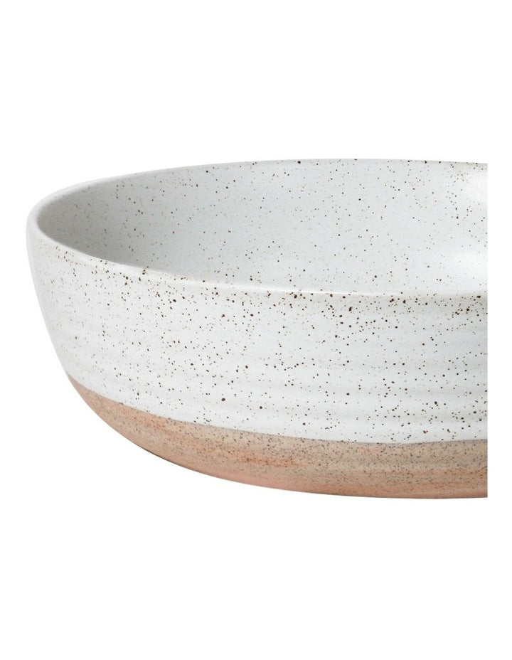 28cm Natural Home Salad Bowl in White