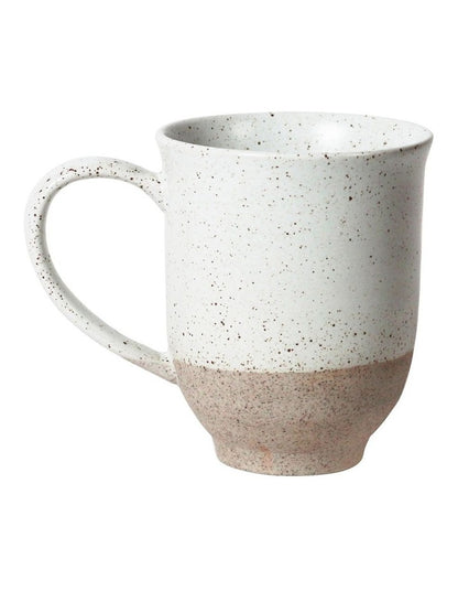 400ml Natural Home Tulip Mug in White Speckle