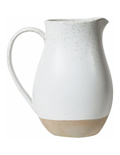 Natural Large Water Jug 1.6L in White Speckle