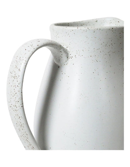 Natural Large Water Jug 1.6L in White Speckle