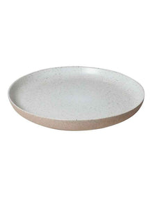 Natural Dinner Plate 27cm in White Speckle