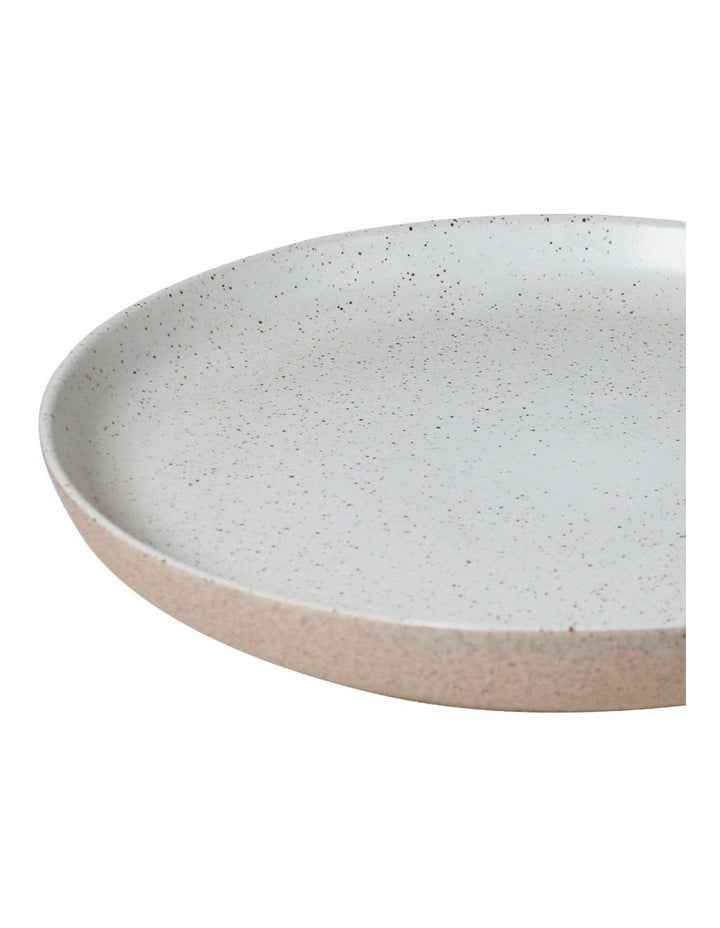 Natural Dinner Plate 27cm in White Speckle