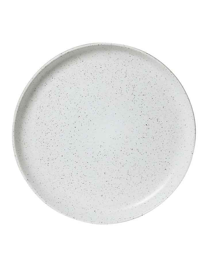 Natural Dinner Plate 27cm in White Speckle