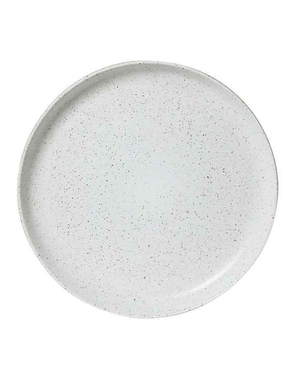 Natural Dinner Plate 27cm in White Speckle