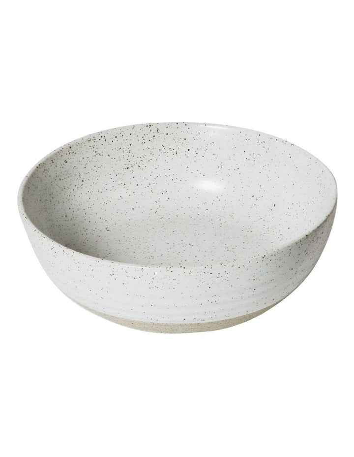 20cm Natural Home Breakfast Bowl in White Speckle