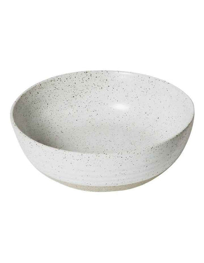20cm Natural Home Breakfast Bowl in White Speckle