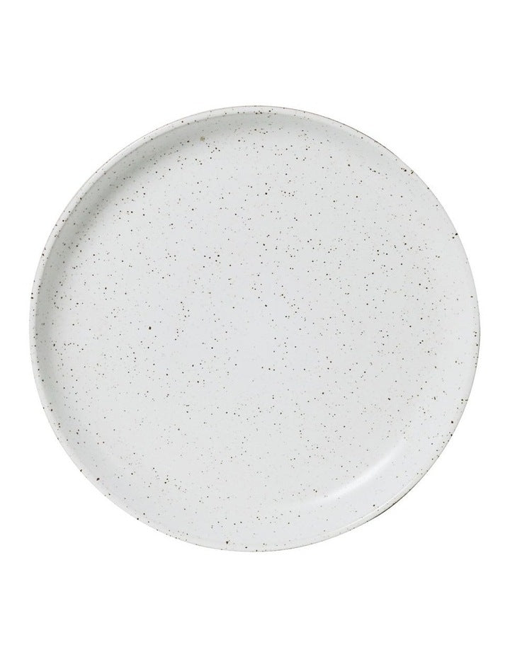 Natural Side Plate 20cm in White Speckle