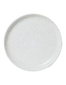Natural Side Plate 20cm in White Speckle