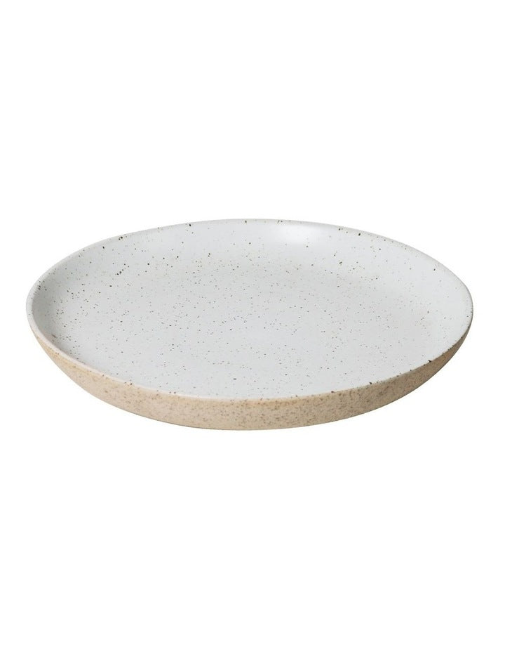 Natural Side Plate 20cm in White Speckle