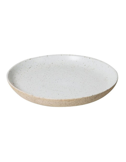Natural Side Plate 20cm in White Speckle