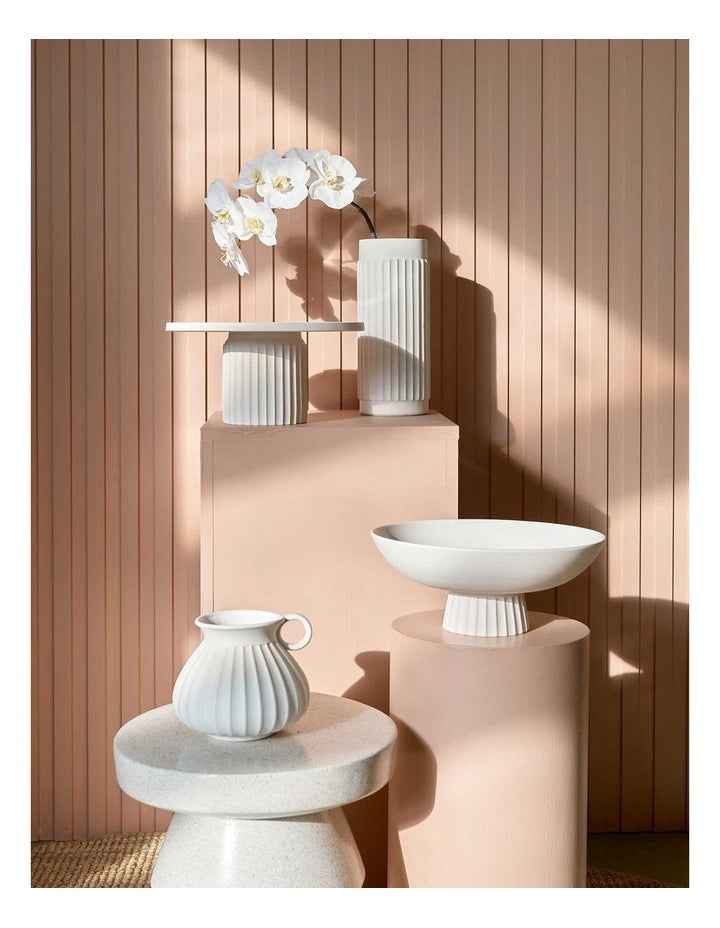 Lume Cake Stand in White