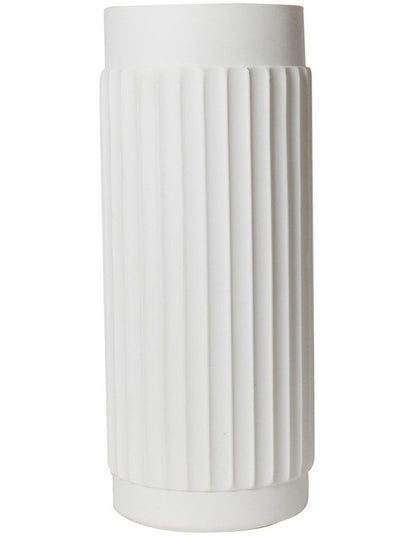 Lume 10.5x29cm Vase in White