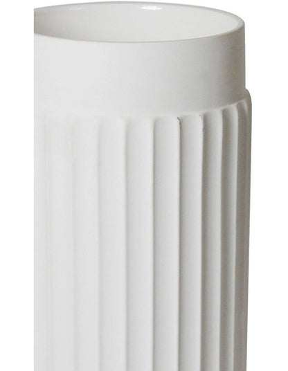 Lume 10.5x29cm Vase in White