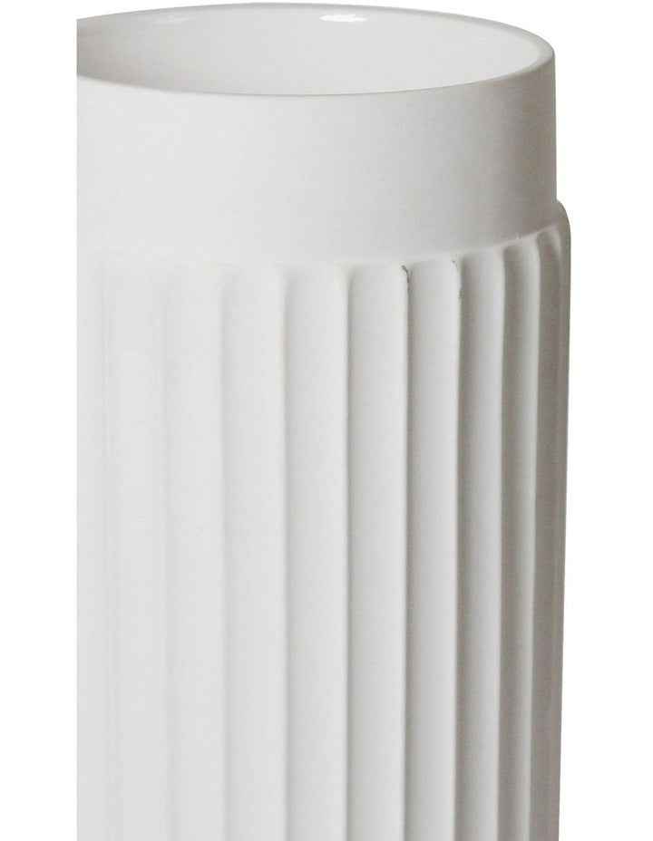 Lume 10.5x29cm Vase in White
