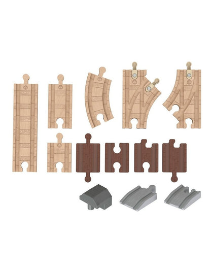 Wooden Railway Expansion Clackety Track Pack