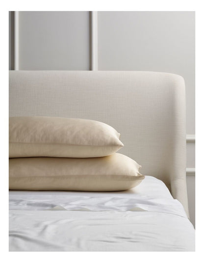 Silk Front Pillowcase Pair in Champagne