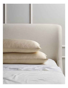 Silk Front Pillowcase Pair in Champagne