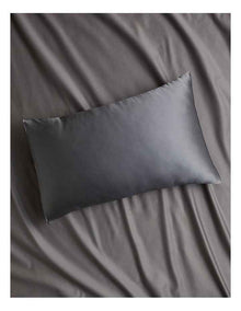 Luxe Silk Pillowcase in Charcoal