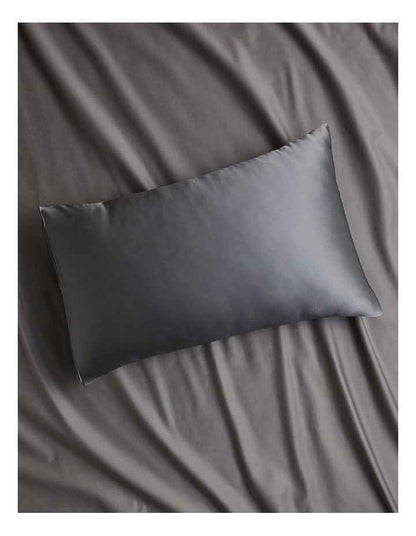 Luxe Silk Pillowcase in Charcoal