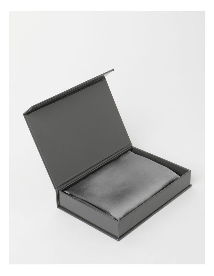 Luxe Silk Pillowcase in Charcoal