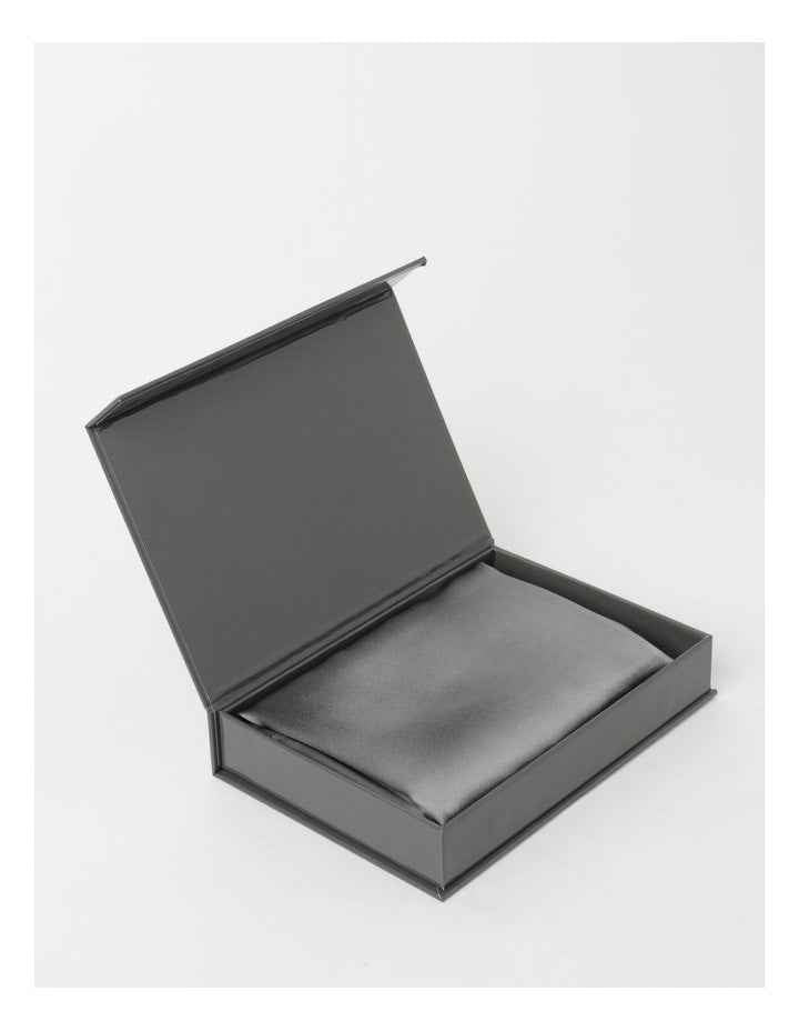 Luxe Silk Pillowcase in Charcoal