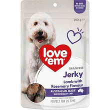 Love'em Grain Free Dog Treats Lamb Jerky With Rosemary Flavour 200g
