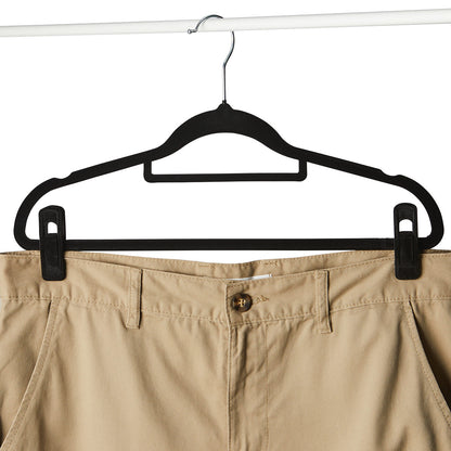 20 Pack Flocked Hanger Clips