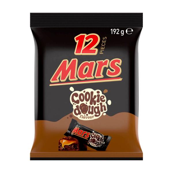 MARS COOKIE DOUGH FLAVOURED SNACK & SHARE BAG 192G