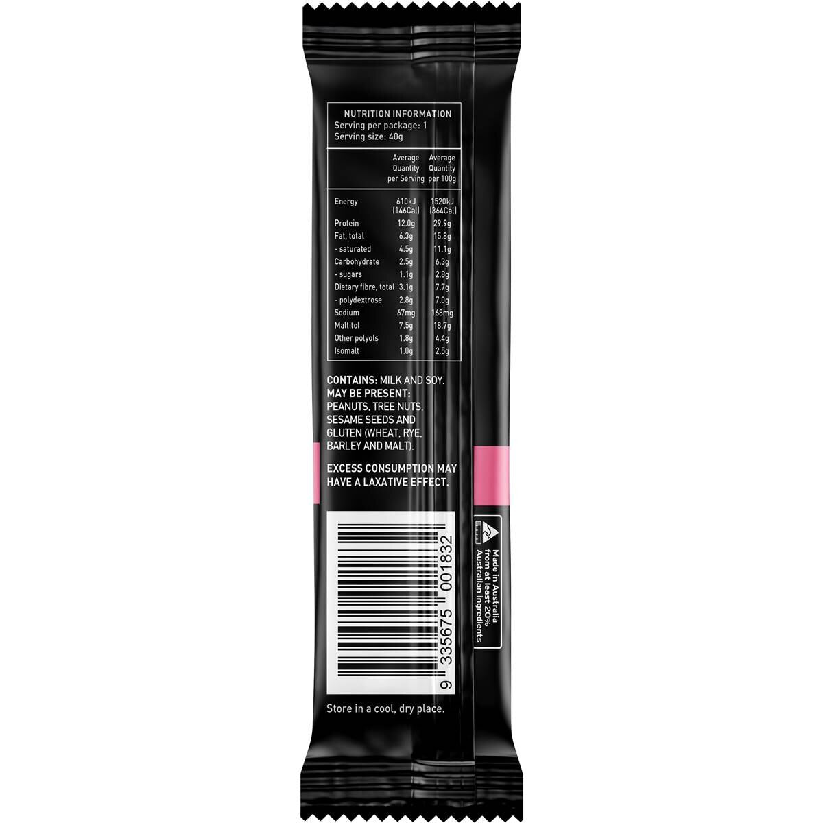 BC Snacks Honeycomb Chocolate Crunch High Protein Bar 40g