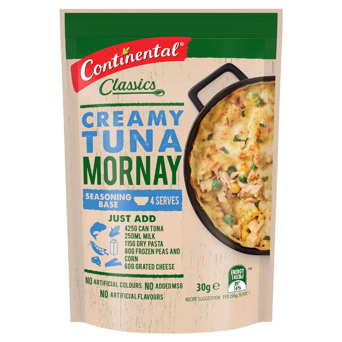 Continental Recipe Base Creamy Tuna Mornay 30g