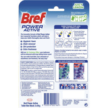 Bref Power Active Juicy Lemon Toilet Cleaner Block 50g x 3 pack