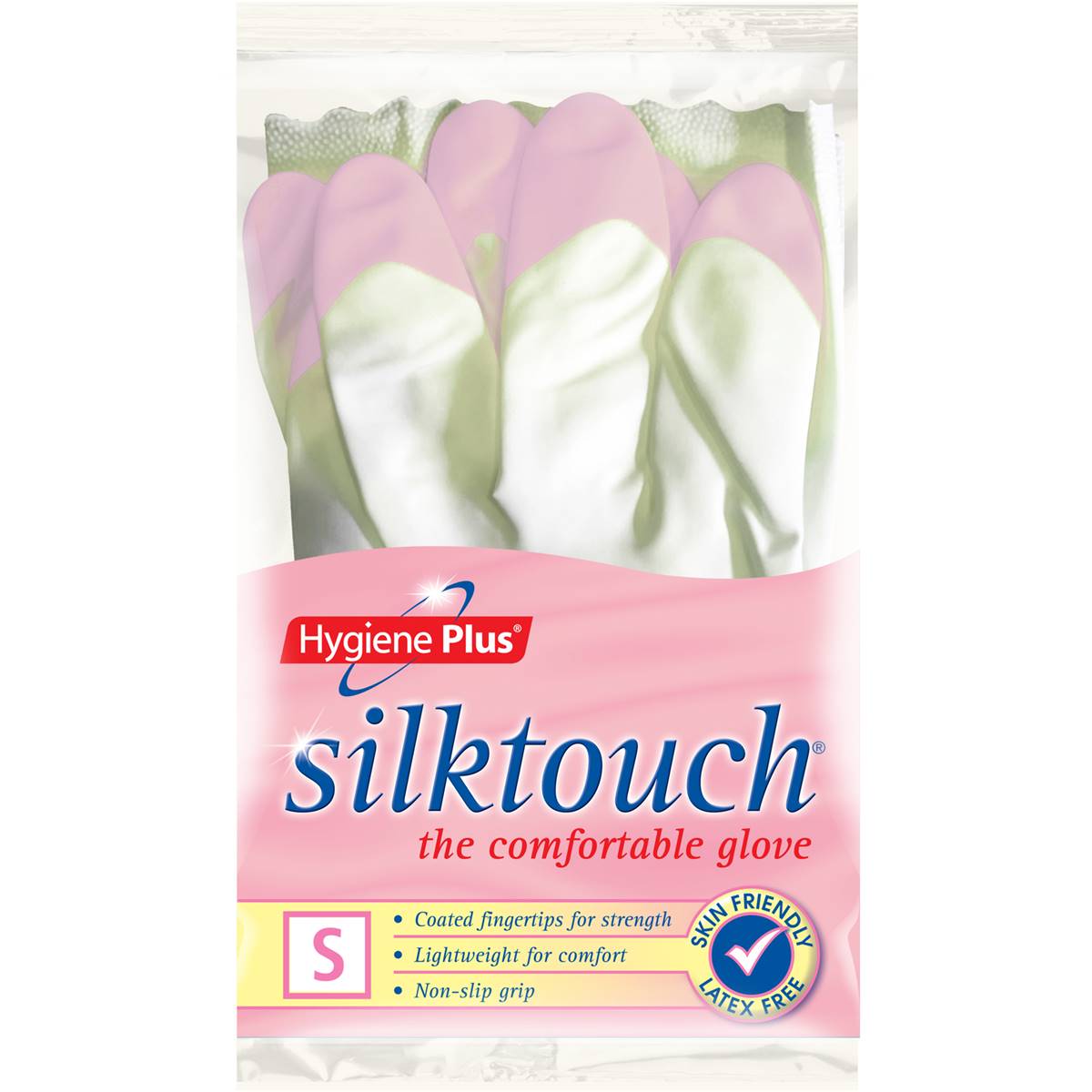 Hygiene Plus Household Gloves Plus Silk Touch Small 1 Pair