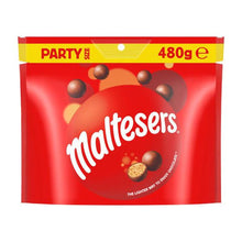 MALTESERS MILK CHOCOLATE SNACK & SHARE PARTY BAG 480G