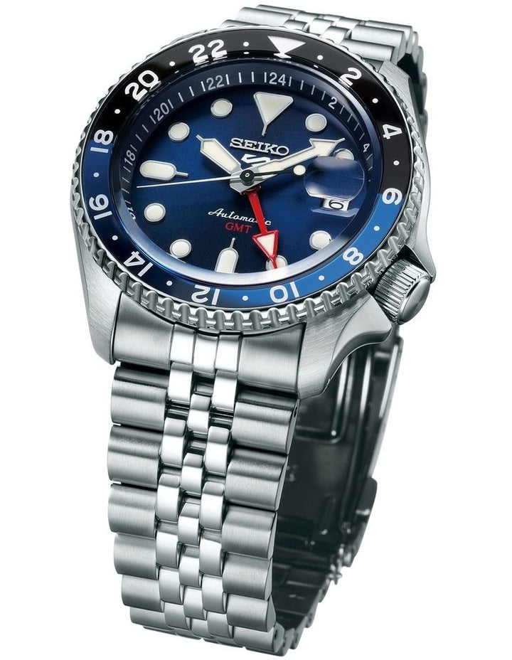 5 Sports GMT Watch in Blue Dial