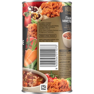 Heinz Classic Italian Minestrone Canned Soup 535g