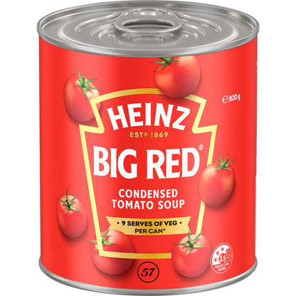 Heinz Big Red Condensed Tomato Soup 820g