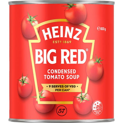 Heinz Big Red Condensed Tomato Soup 820g