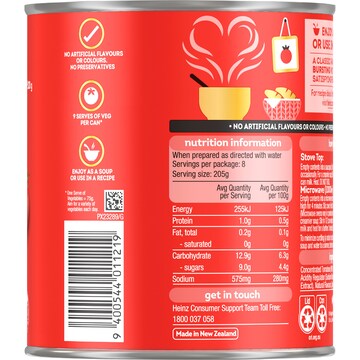 Heinz Big Red Condensed Tomato Soup 820g