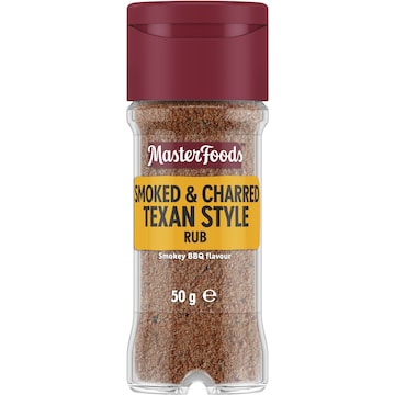 MasterFoods Smoked & Charred Texan Style Rub 50g