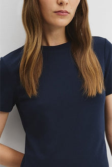 Australian Cotton Blend Fitted T-Shirt
