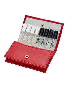 Leather Sample Wallet in Red