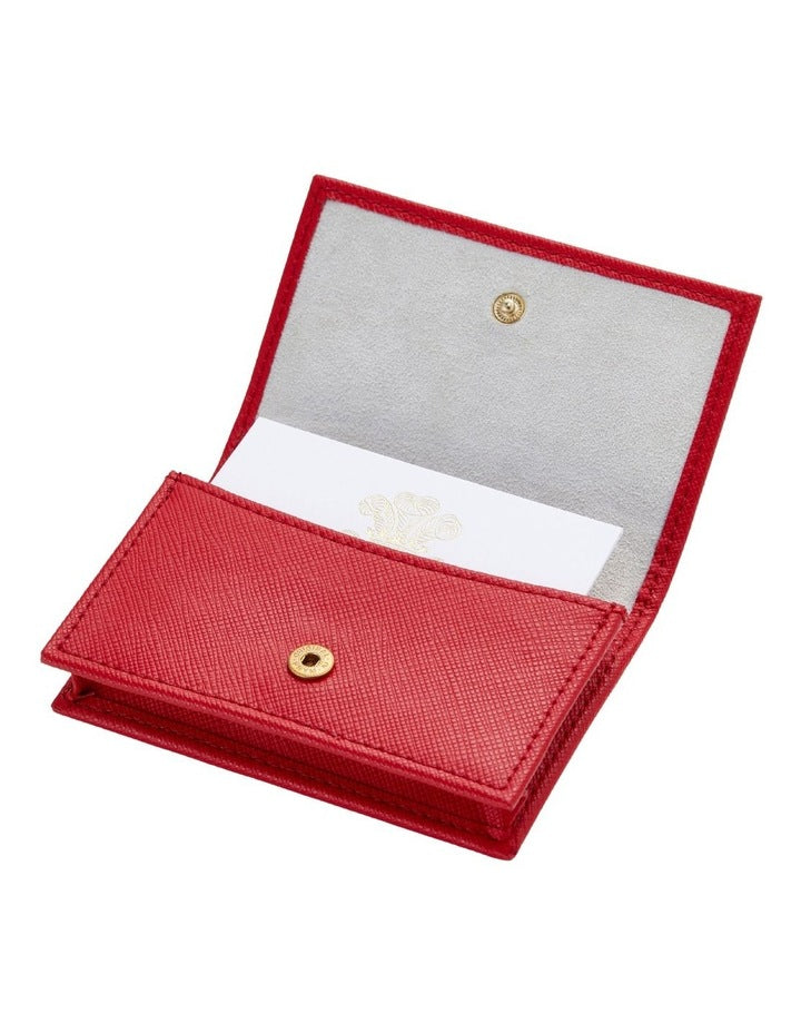 Leather Sample Wallet in Red