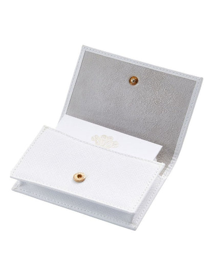 Leather Sample Wallet in White