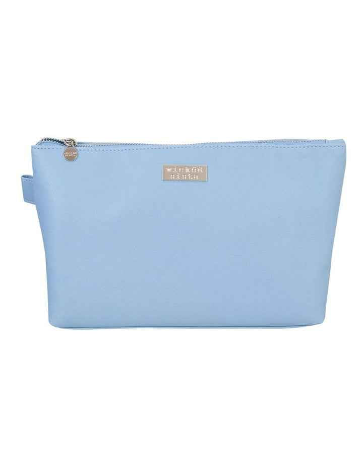 Premium Luxe Large Cosmetic Bag in Sky Blue