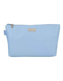Premium Luxe Large Cosmetic Bag in Sky Blue