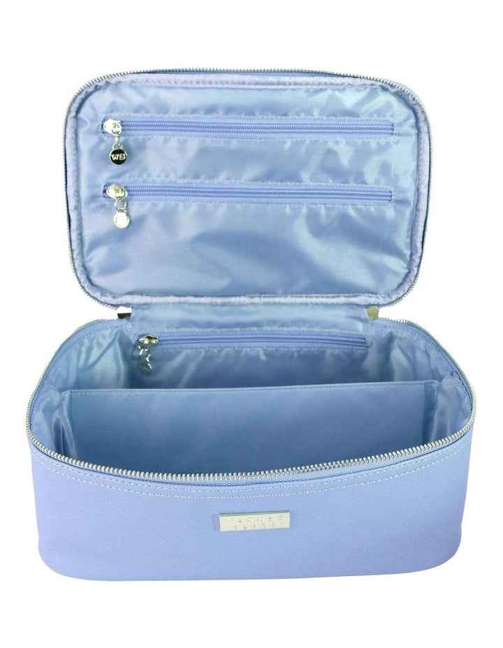 Premium Medium Beauty Case in Sky Blue