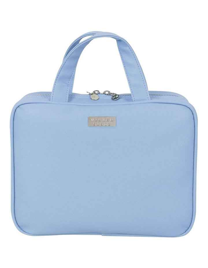 Premium Large Hold All Cosmetic Bag in Sky Blue