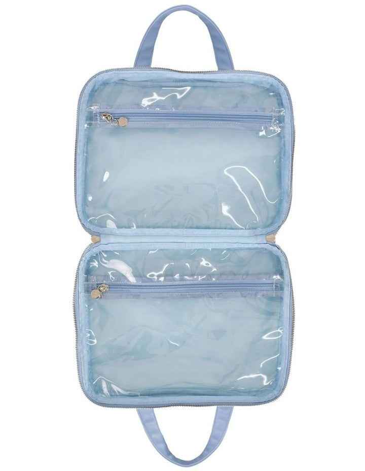 Premium Large Hold All Cosmetic Bag in Sky Blue